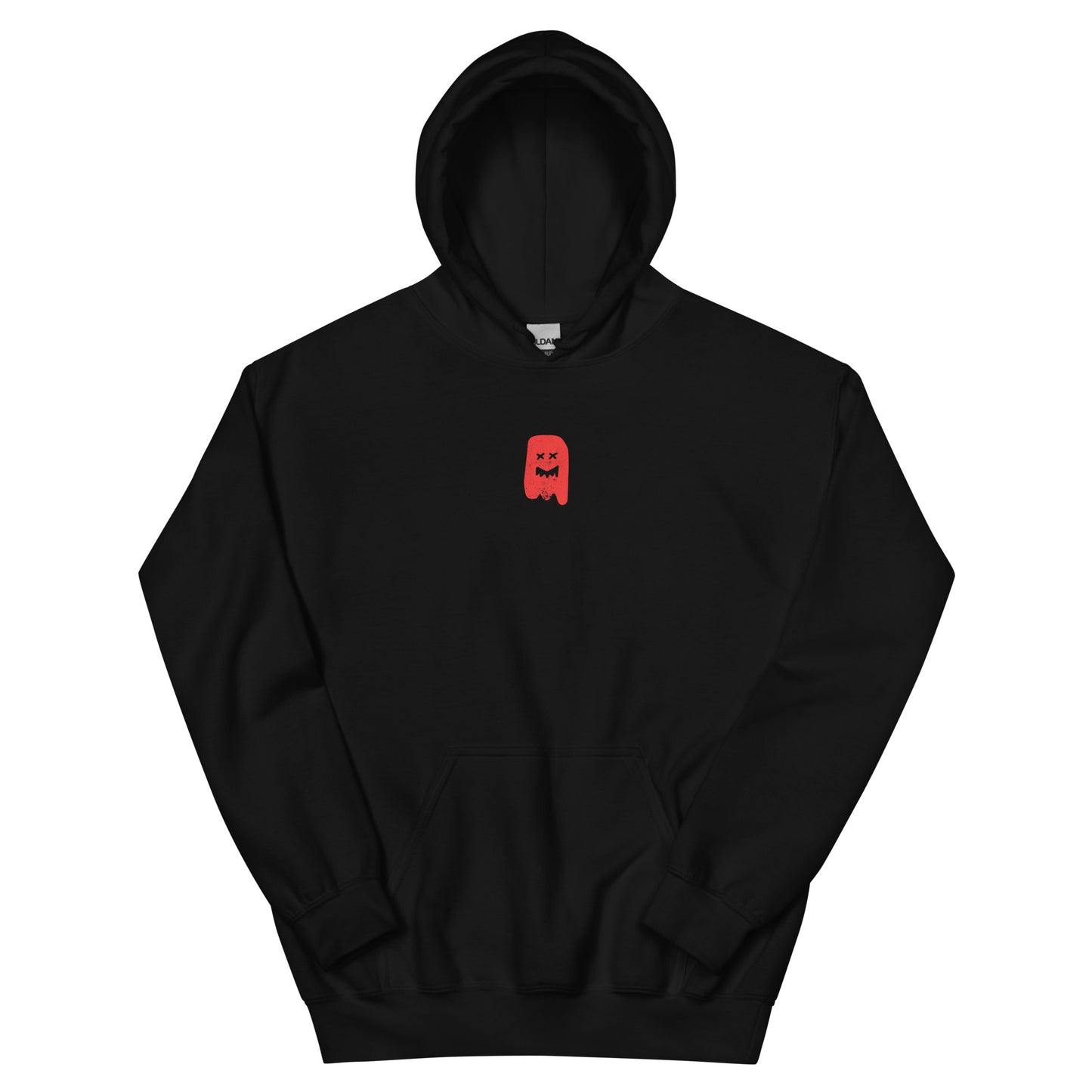 Ghosts & Monsters Hoodie - Red Ghost - Front & Back Print